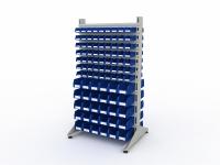 Стеллаж для пластиковых лотков SORTEX двухсторонний 1800x1000x800.04