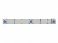 Шина для электропроводки 1200 мм (230V x 3)