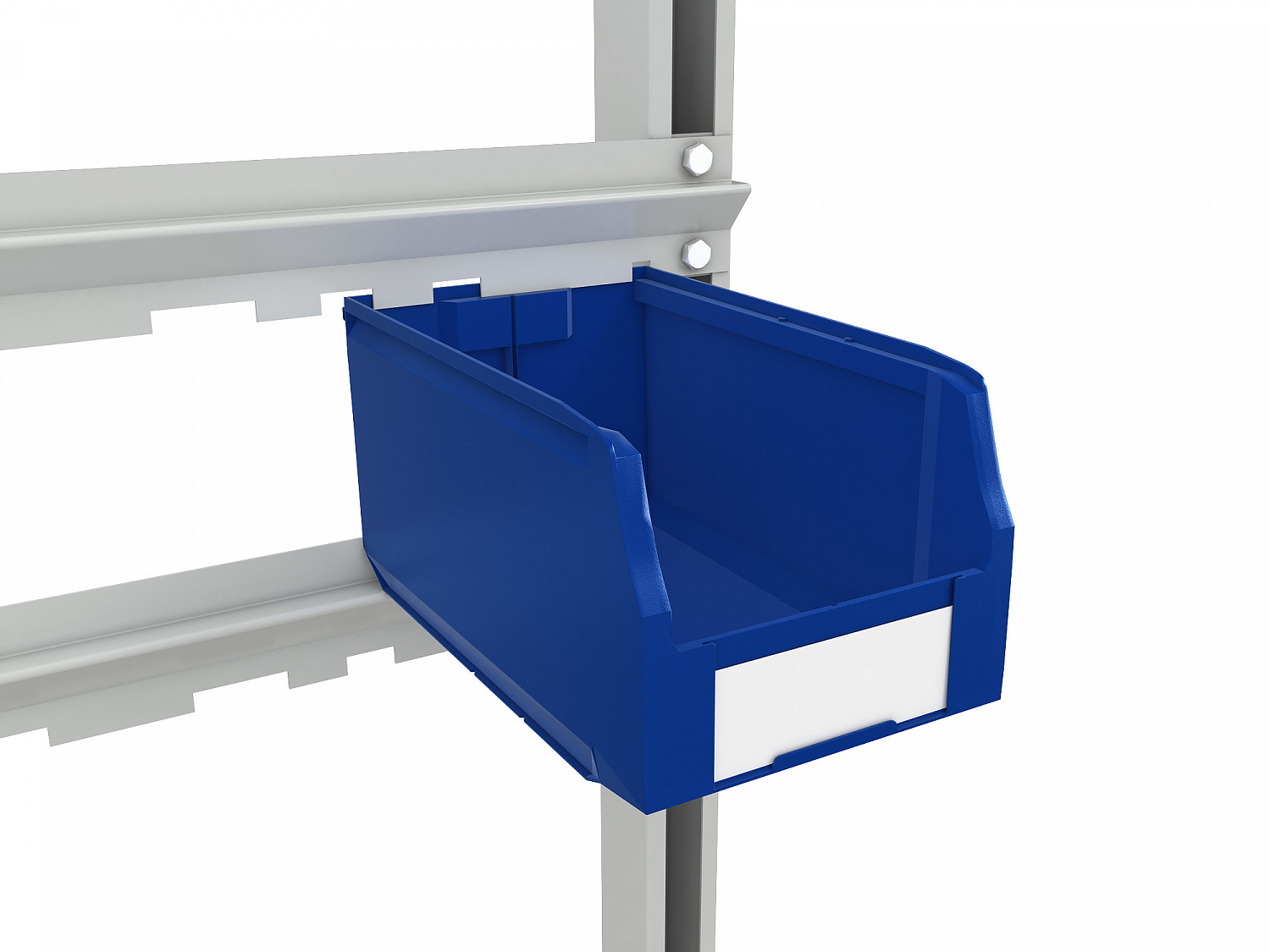 Стеллаж для пластиковых лотков SORTEX односторонний 1800x1000x450.05